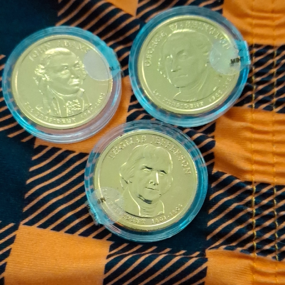 Gold Presidential Coin Set
